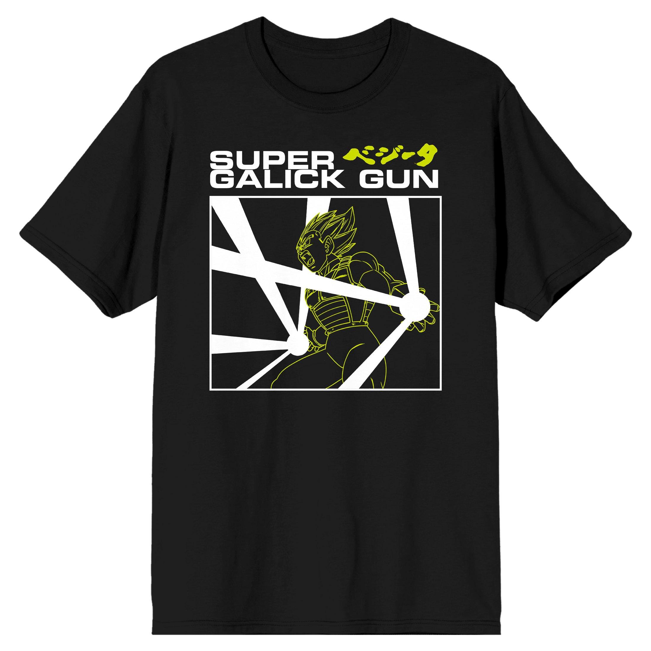 Dragon Ball Super Galick Gun Men's Black Short Sleeve T-Shirt