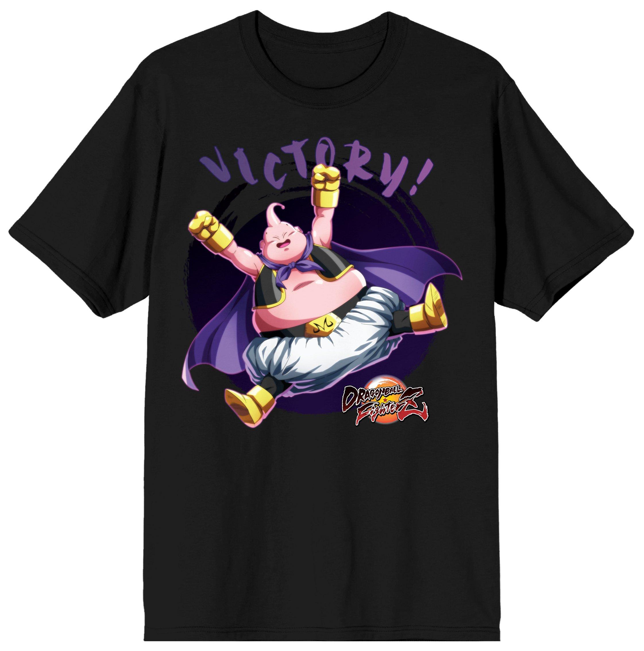 Dragon Ball Z Majin Buu Men's Black Graphic Short Sleeve T-Shirt