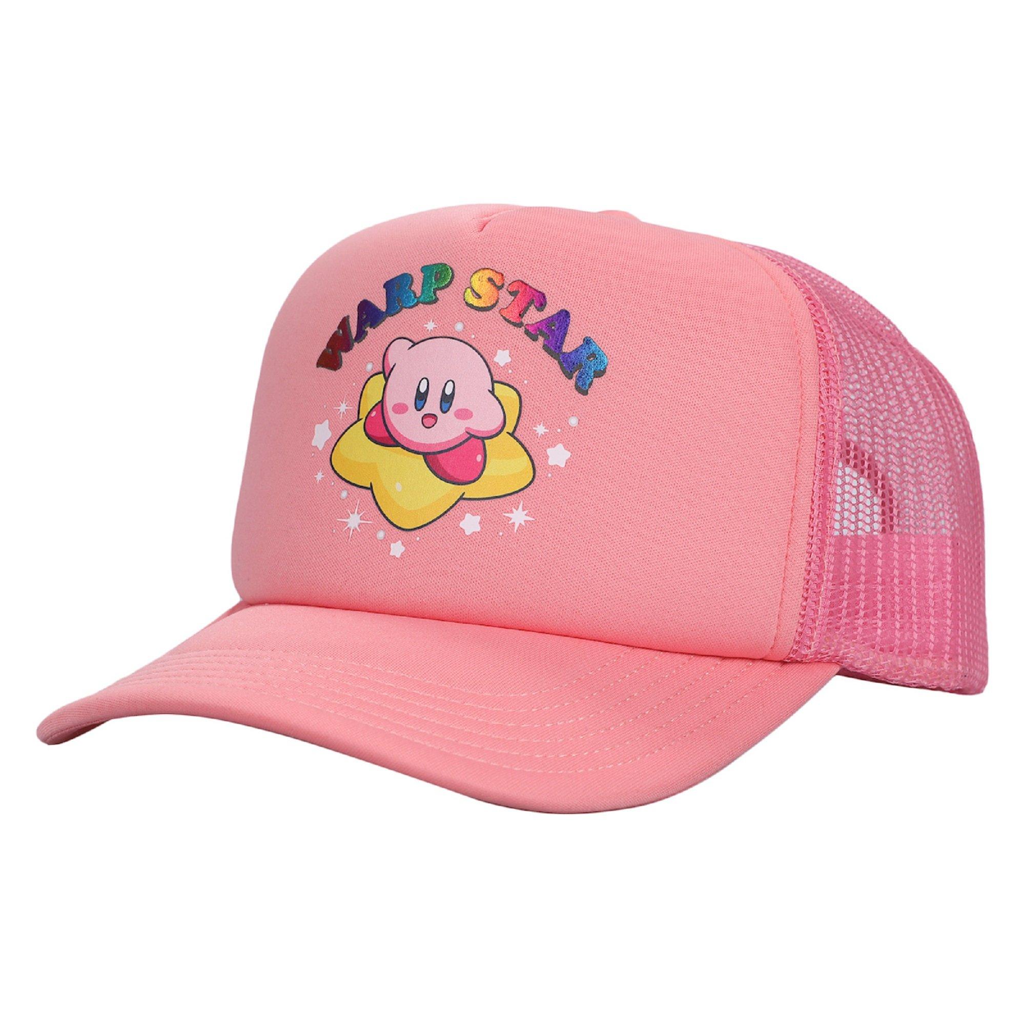 Kirby Warp Star Men's Pink Foam Trucker Hat