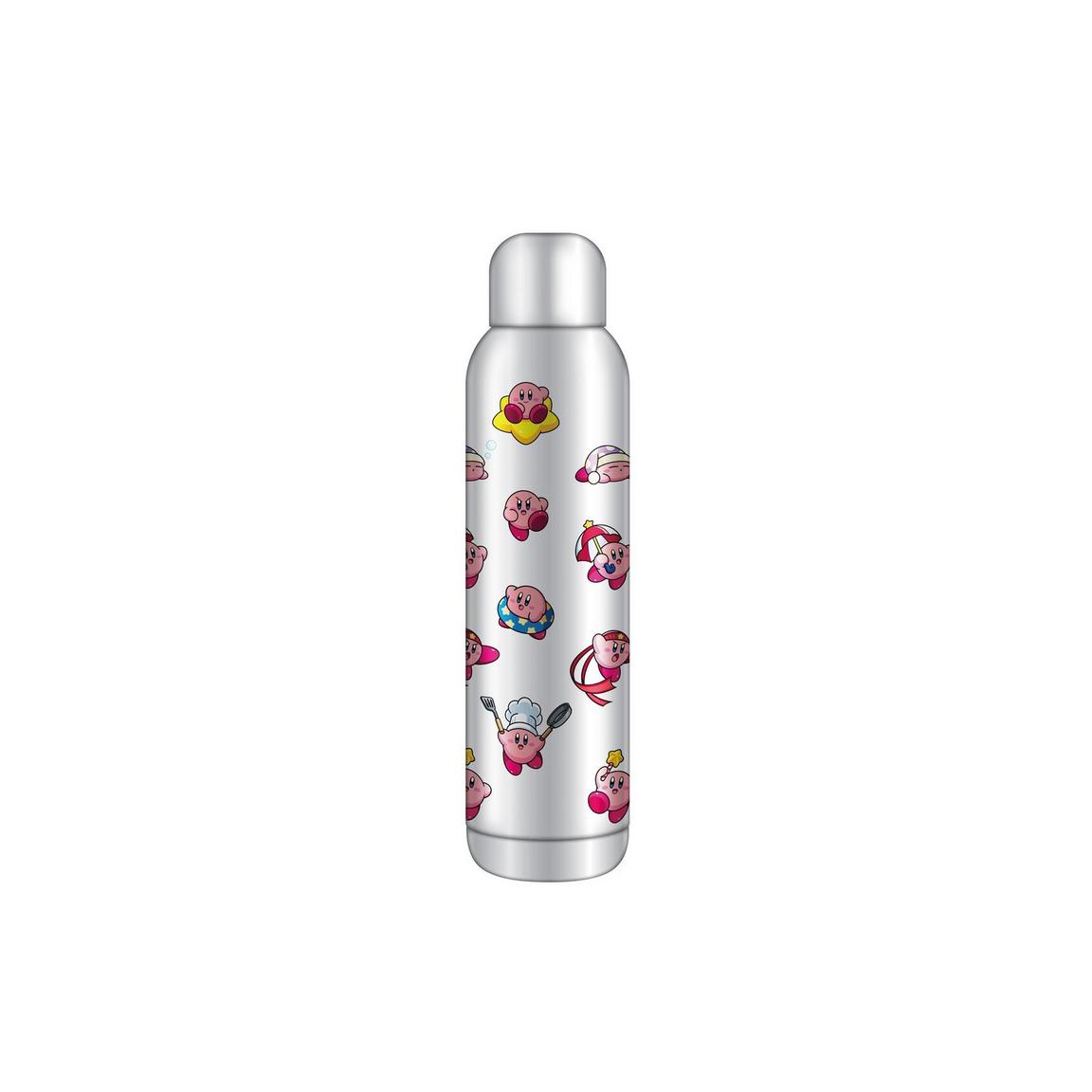 Bioworld Merchandising Kirby Classic Video Game All Over Print 22 oz Stainless Steel Water Bottle