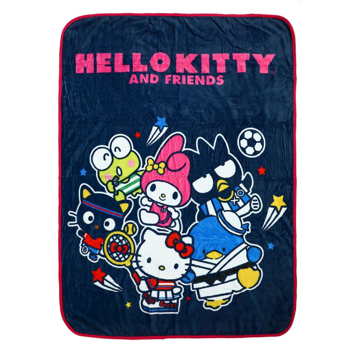 Bioworld Merchandising Hello Kitty and Friends Hobbies Digital Print 48-in x 60-in Throw Blanket