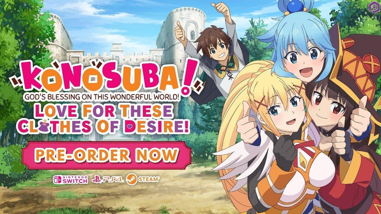 KONOSUBA - GOD'S BLESSING ON THIS WONDERFUL WORLD! LOVE FOR THESE CLOTHES OF DESIRE! - PC Steam - PC