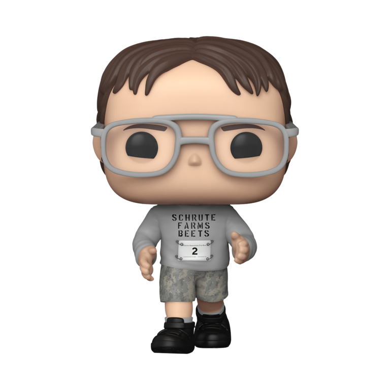 Funko POP! Television: The Office Fun Run Dwight 4-in Vinyl Figure
