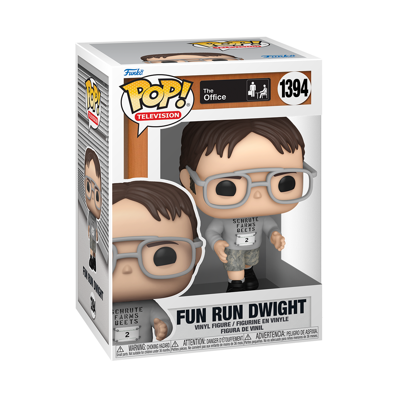 Funko Pop The Office Dwight Schrute with Basketball Vinyl Figure