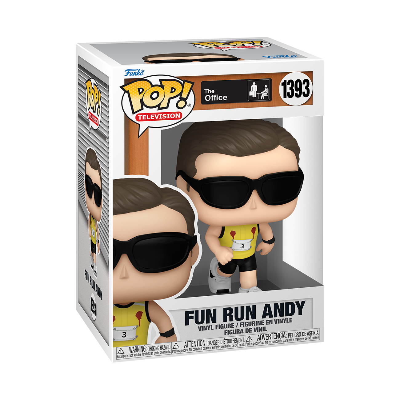 Funko POP! Television: The Office Fun Run Andy 4-in Vinyl Figure