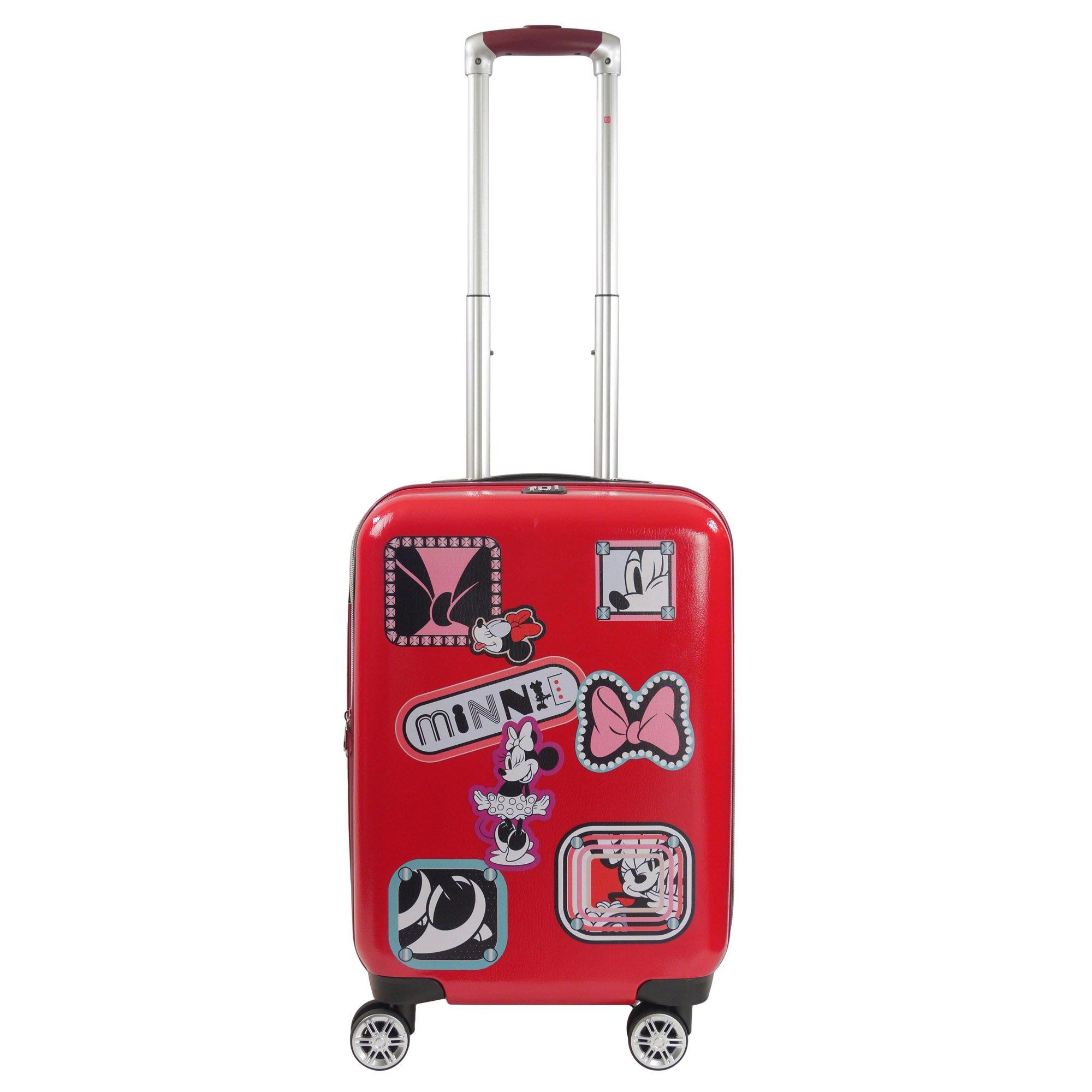 FUL Disney Minnie Mouse Patch 29-in Spinner Luggage - Red