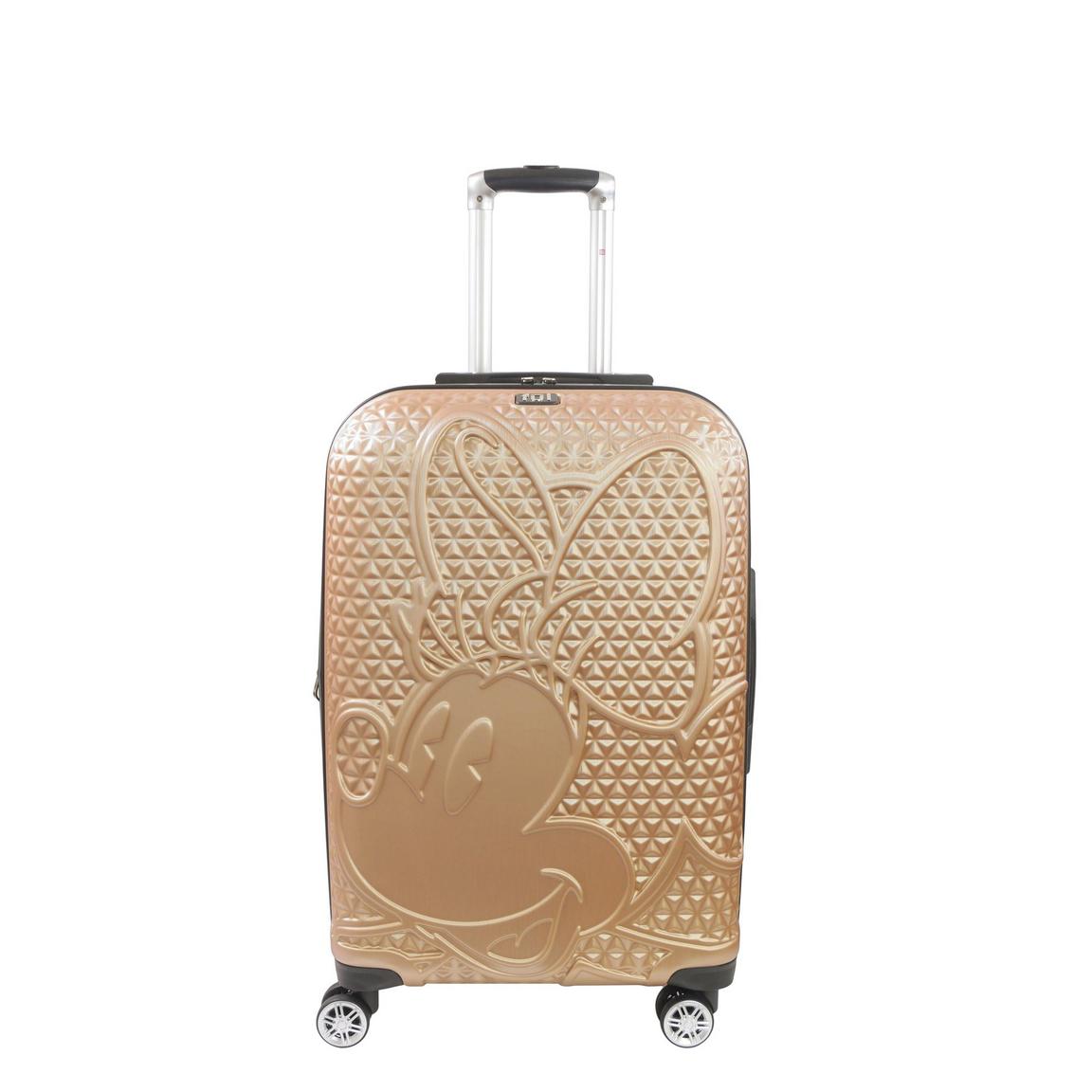 Concept One Disney Ful Textured Minnie Mouse 25-in Hard-Sided Luggage - Taupe