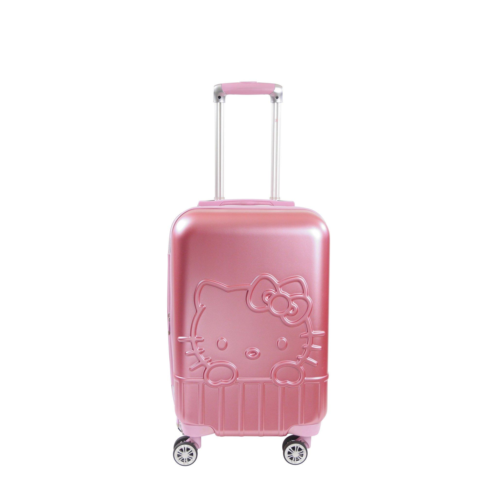 FUL Hello Kitty 21-in Hard-Sided Carry-On Luggage - Pink, Concept One
