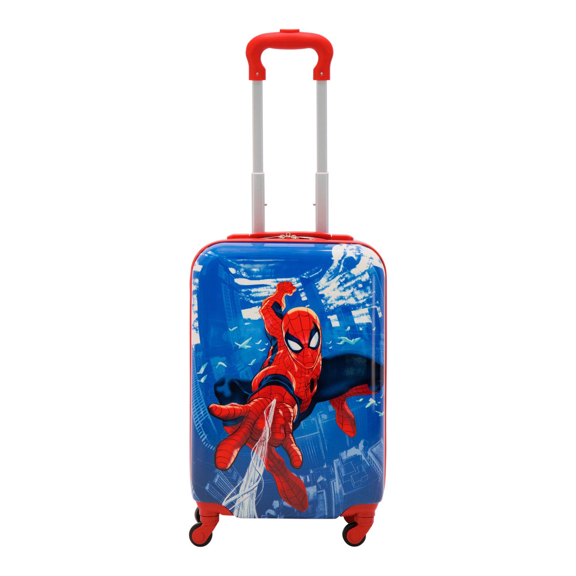 FUL Marvel Spiderman Web Slinging Kids 21-in Hard-Sided Carry-On Luggage, Concept One