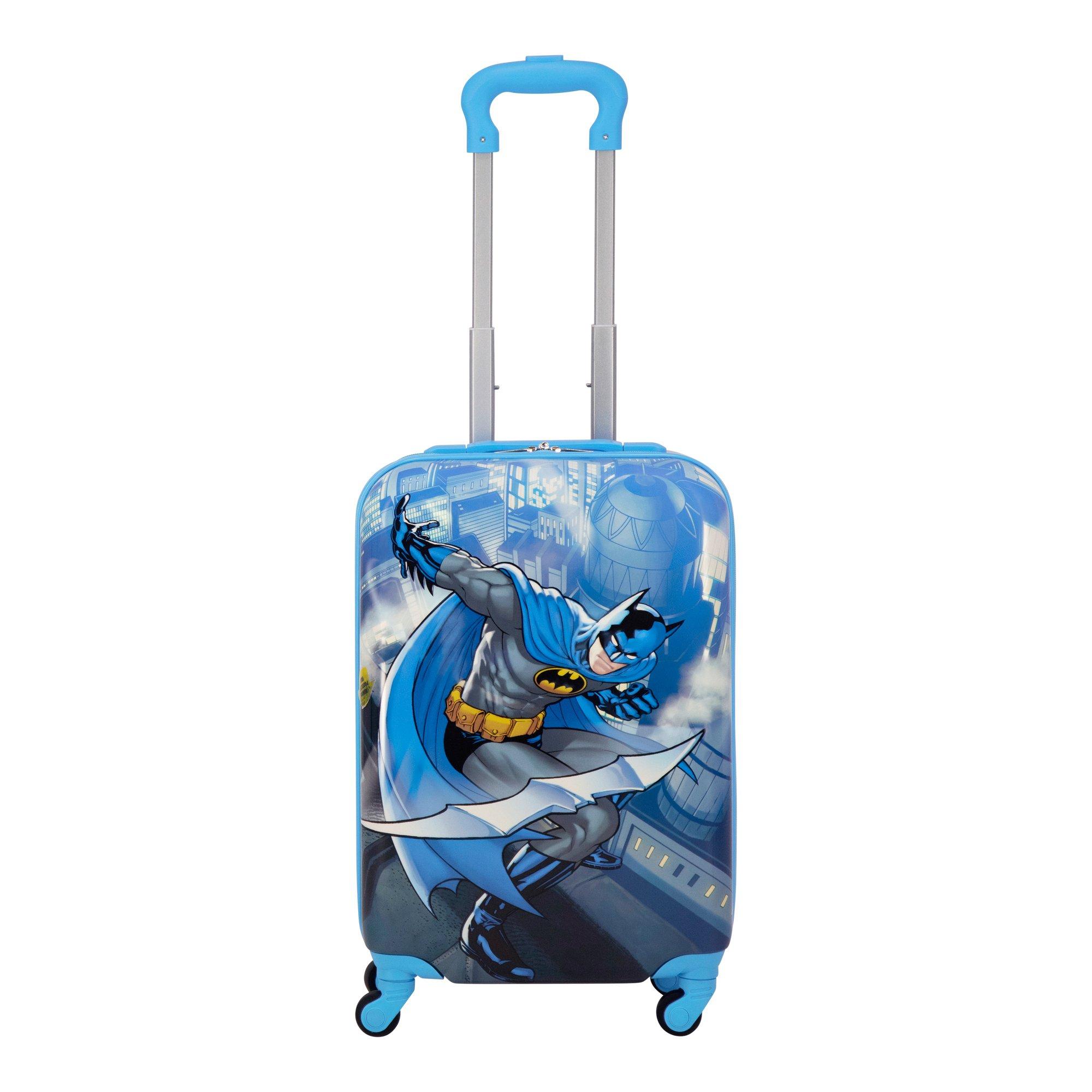 FUL DC Comics FBatman Rooftop Kids 21-in Hard-Sided Carry-On Luggage