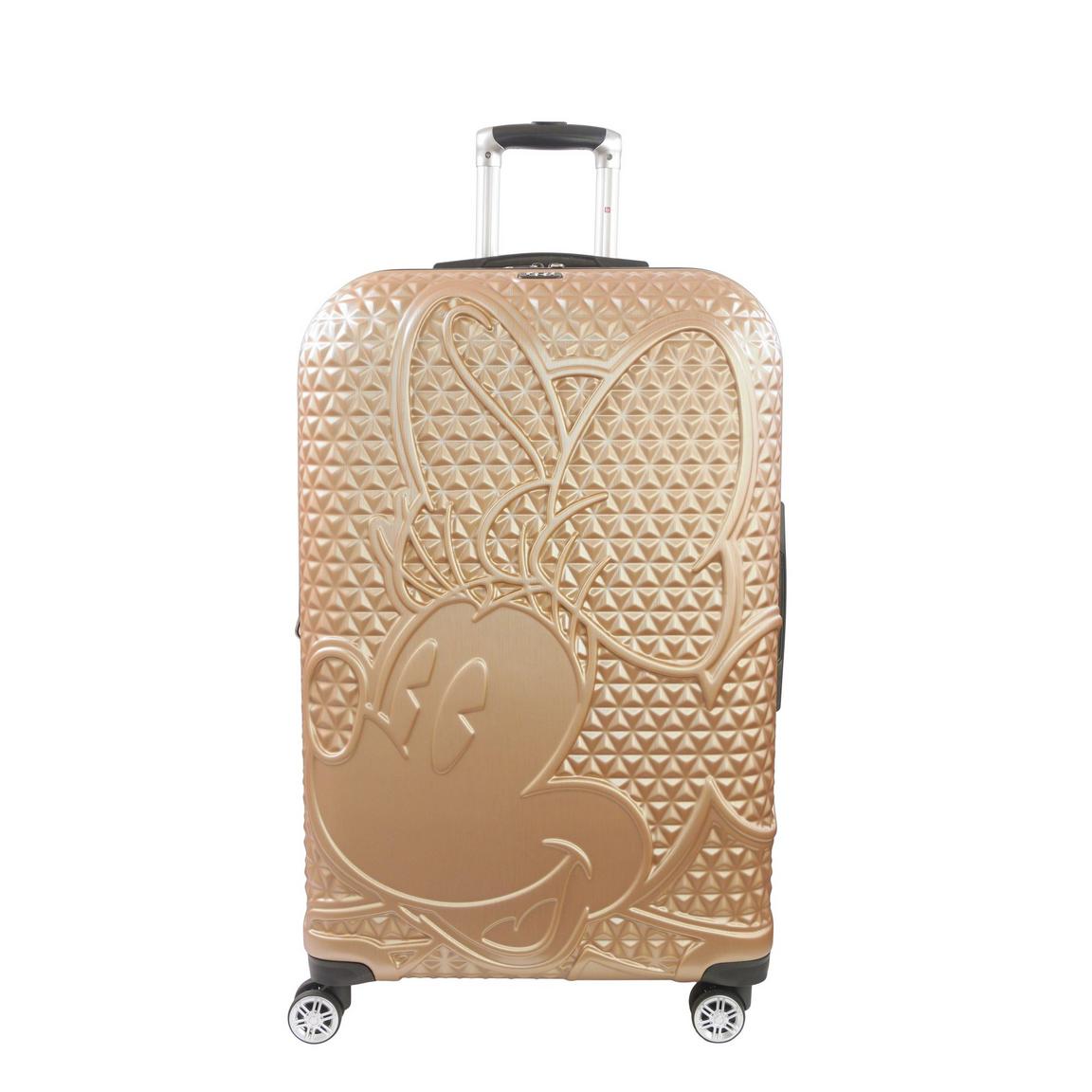 Concept One Disney Ful Textured Minnie Mouse 29-in Hard-Sided Roller Luggage - Taupe