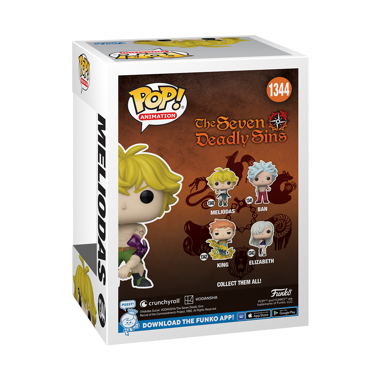 Funko POP! Animation: Seven Deadly Sins Meliodas (or Chase) 4.3-in Vinyl Figure