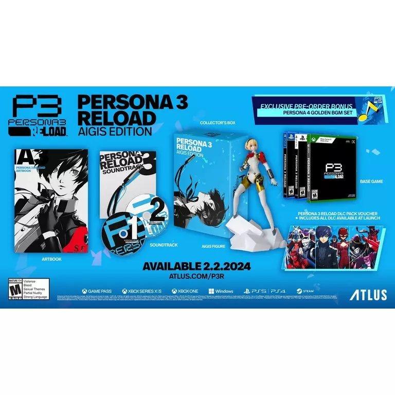 Game Persona 3 Reload Atlus D Shop Limited Edition PS4