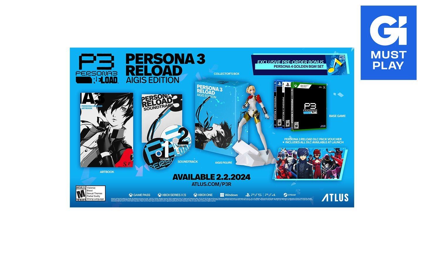 PS5 ver.) Persona 3 Reload Atlus D Shop Exclusive Limited Box + DX Set  (Limited Edition)