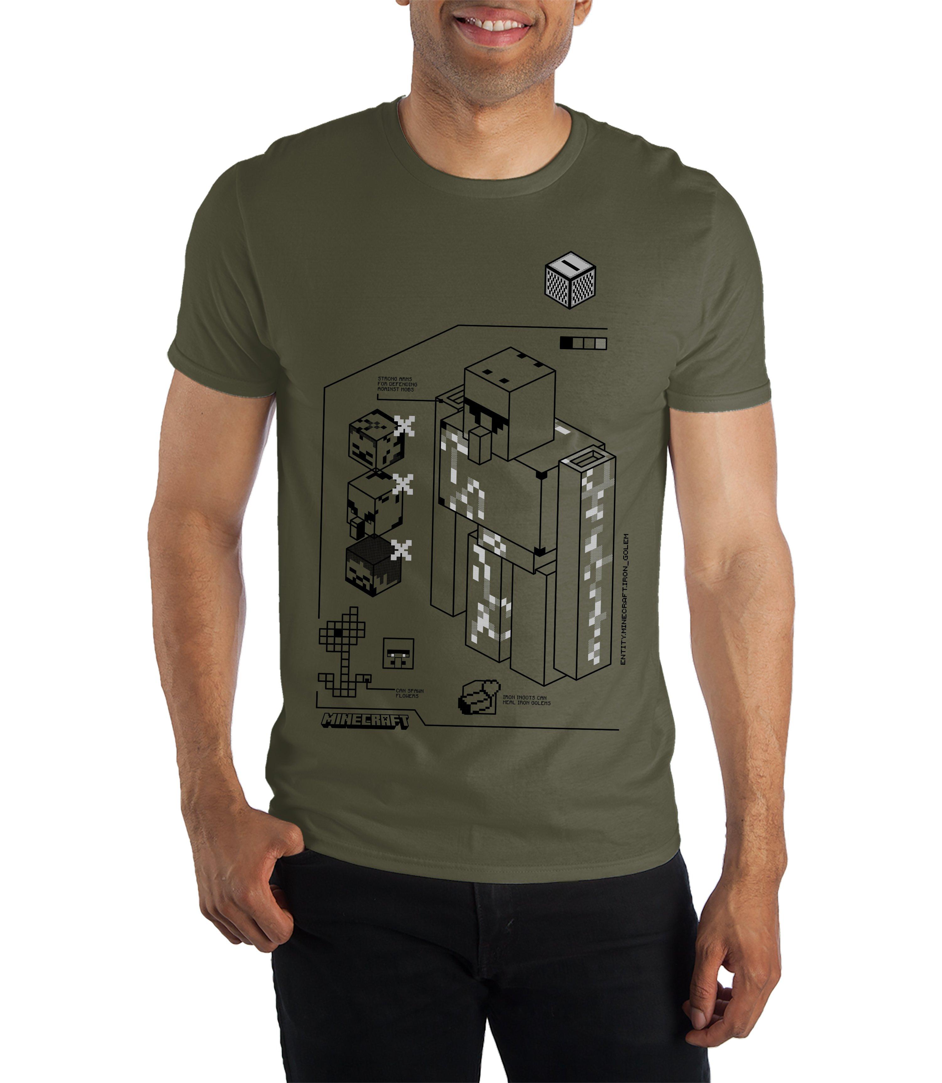 Minecraft Creeper Unisex Green Short Sleeve T-Shirt