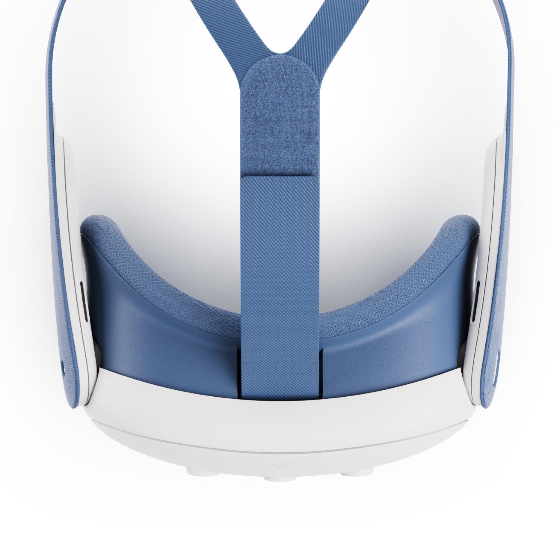 Meta Quest 3 Fabric Facial Interface and Head Strap Elemental Blue