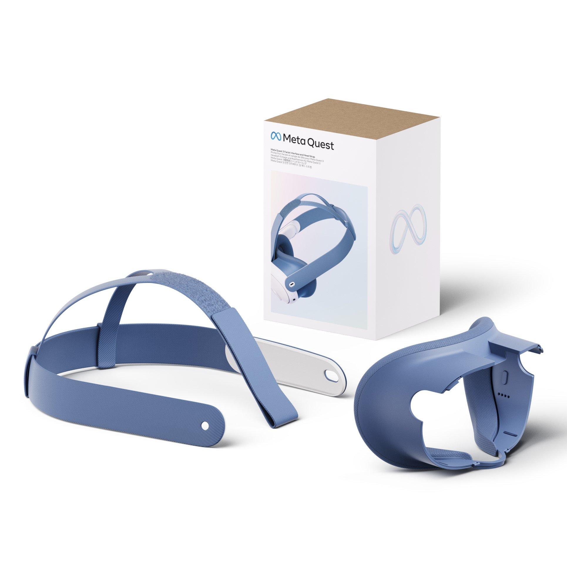 Meta Quest 3 Fabric Facial Interface and Head Strap