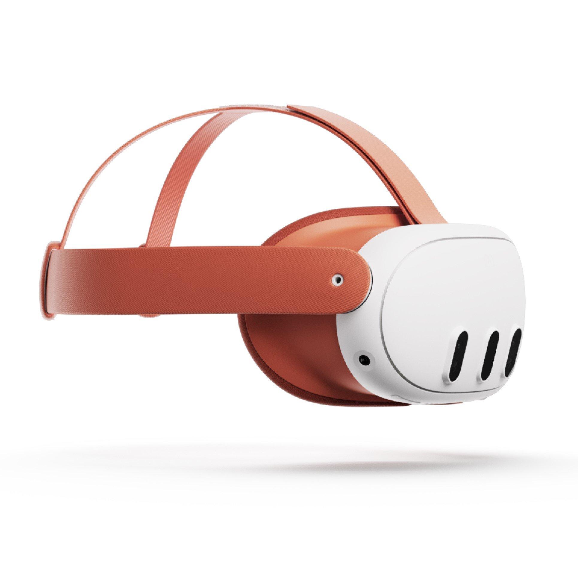 Meta Quest 3 Fabric Facial Interface and Head Strap Blood Orange