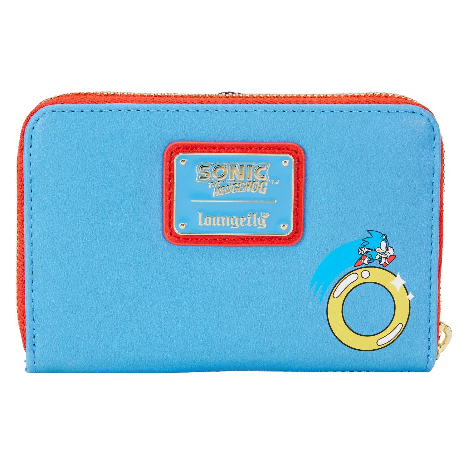 Loungefly Sonic the Hedgehog Classic Cosplay Plush Zip Around Wallet
