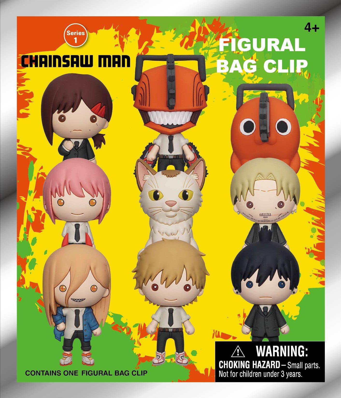 Chainsaw Man 3D Foam Bag Tag Series 1  (Styles May Vary)