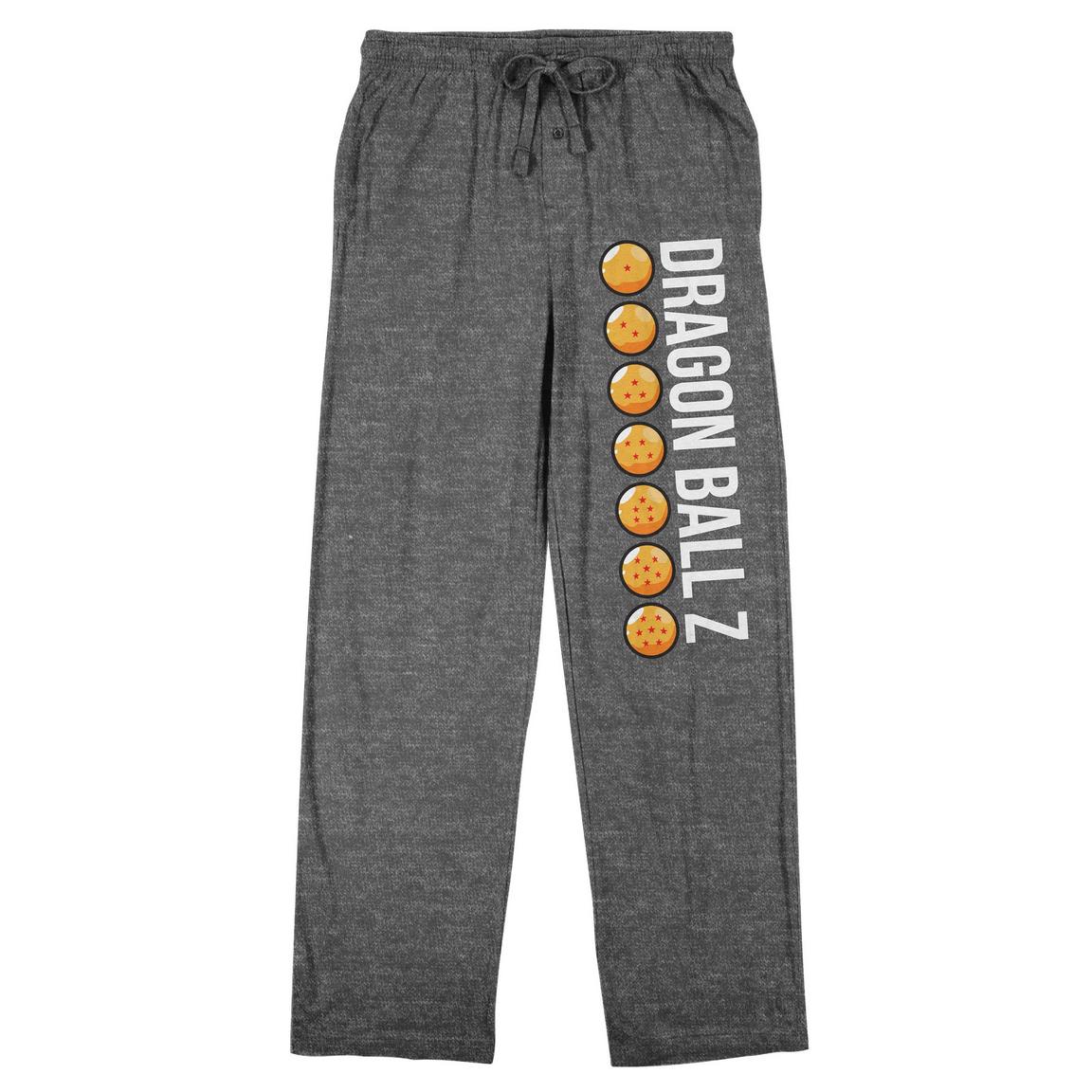 Dragon Ball Z Icons Men's Charcoal Heather Drawstring Pajama Pants, Size: XL, Bioworld Merchandising