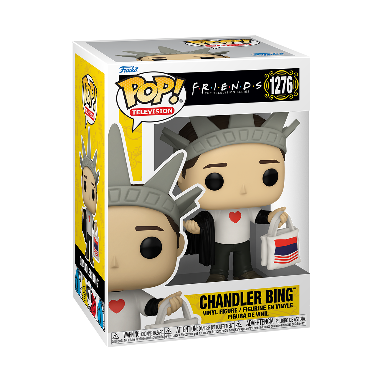 Funko POP! Television: Friends Chandler Bing (New York) 4.95-in Vinyl Figure