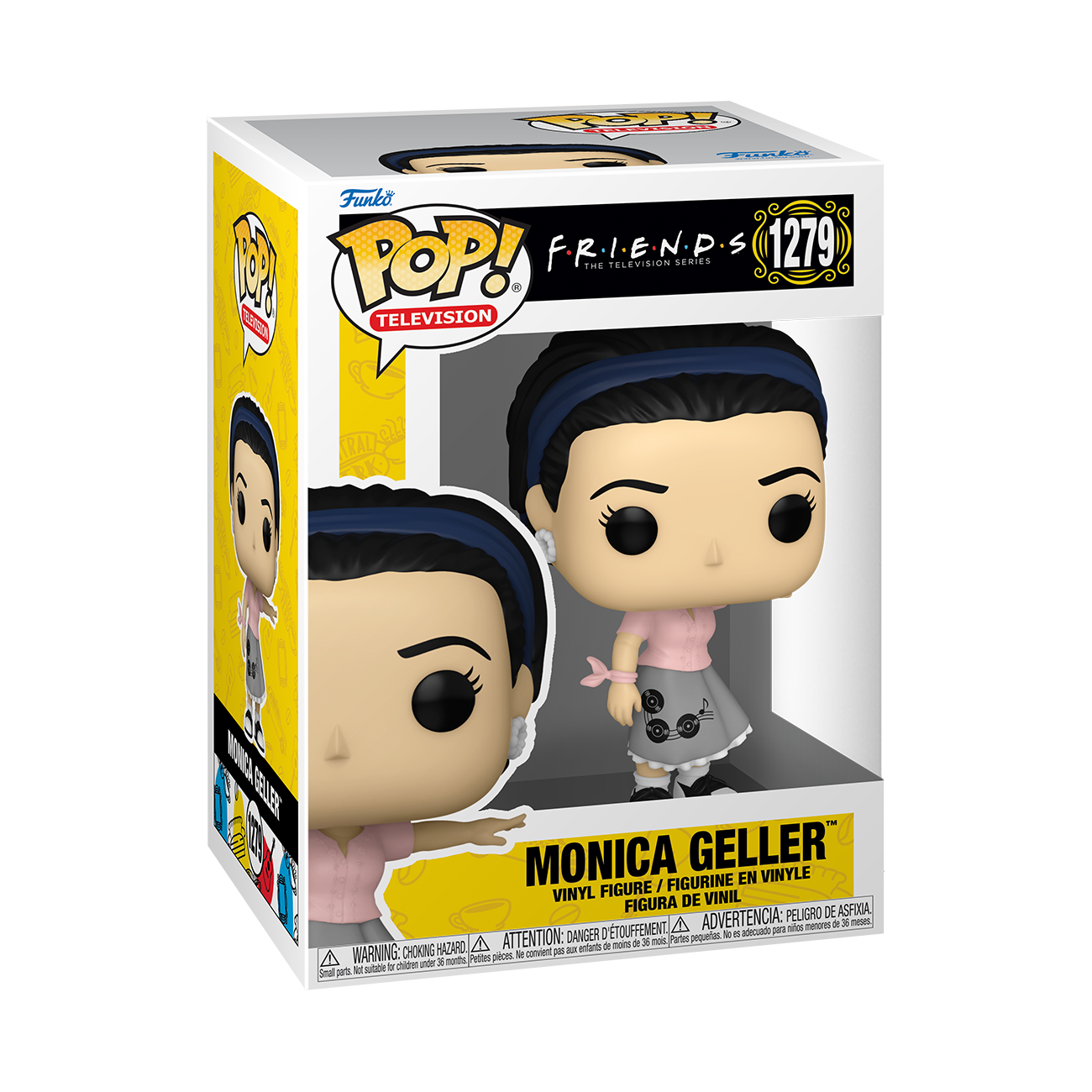 Funko POP! Television: Friends Diner Monica Geller (or Chase) 4.05-in Vinyl  Figure