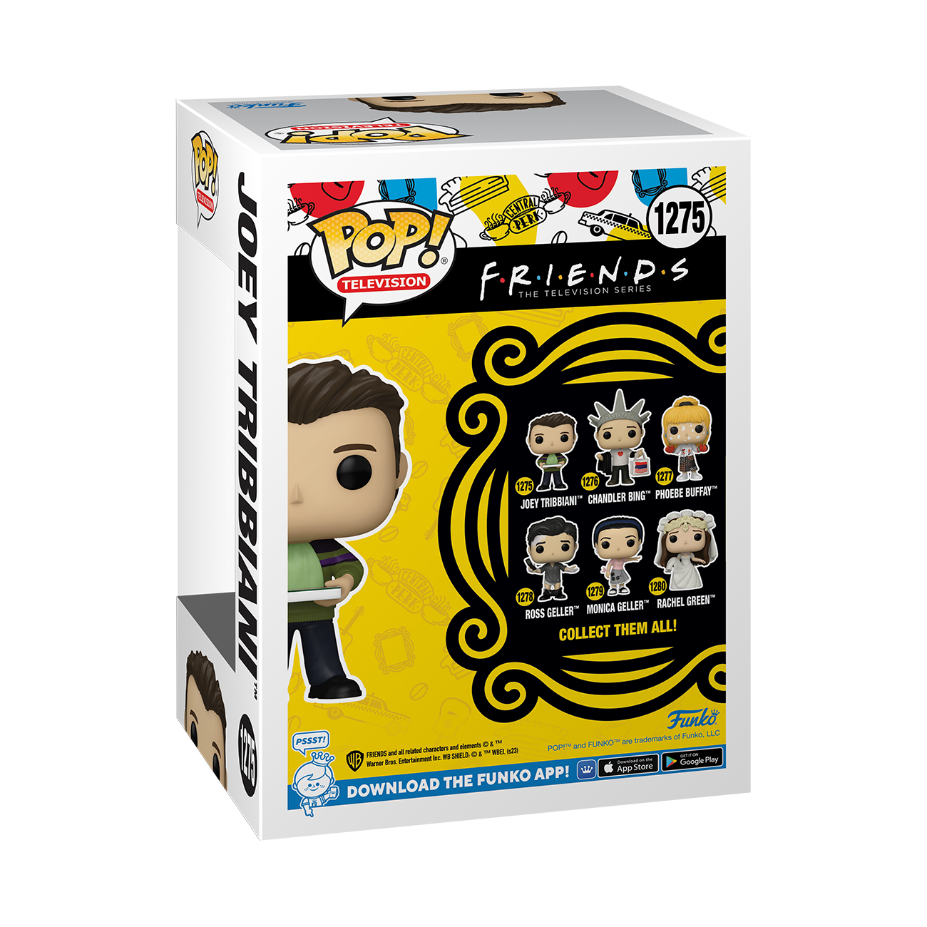 Funko POP! Television: Friends Joey Tribbiani with Pizza 3.9-in Vinyl Figure