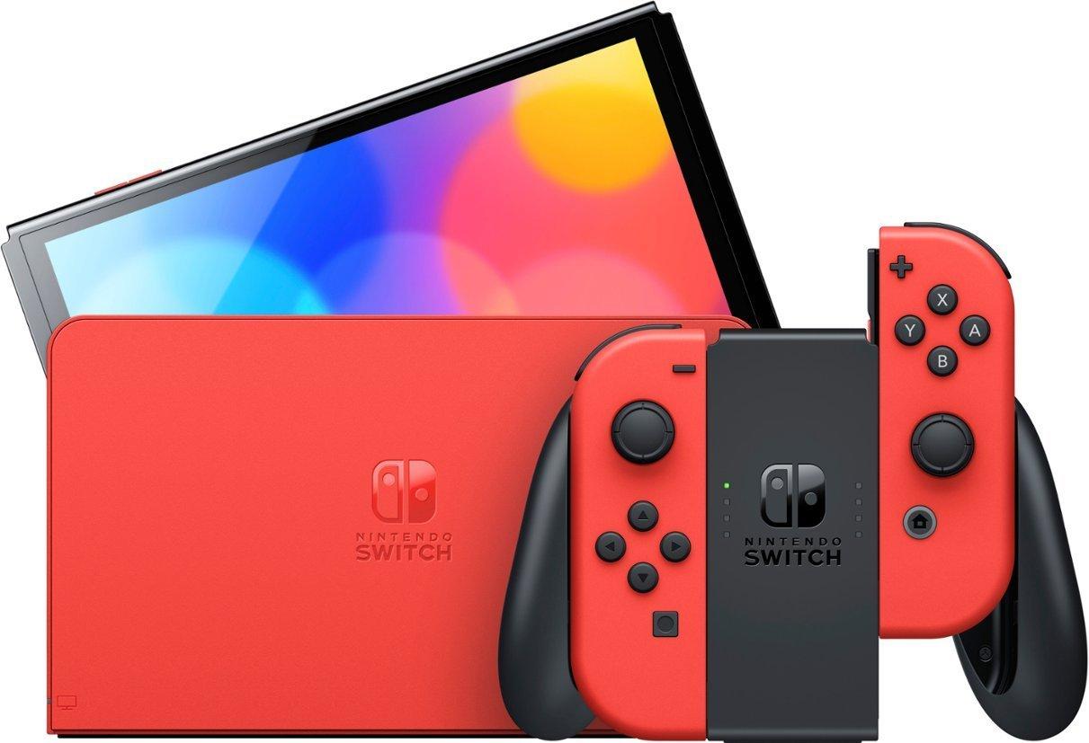 Nintendo Switch - OLED Model: Mario Red Edition & Super Mario Bros. Wonder  game – from Best Buy 