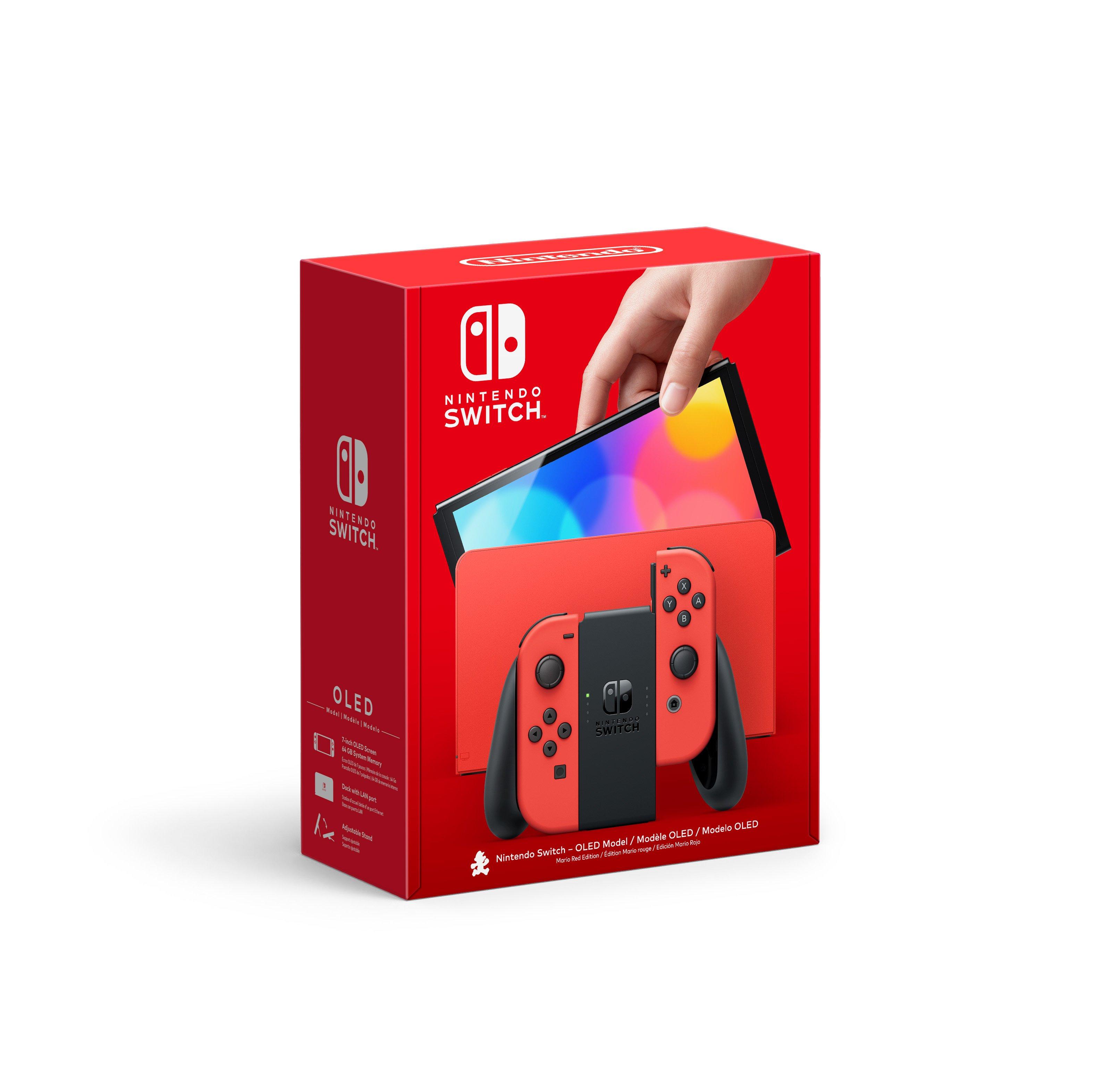 Nintendo Switch OLED Model Mario Red Edition GameStop