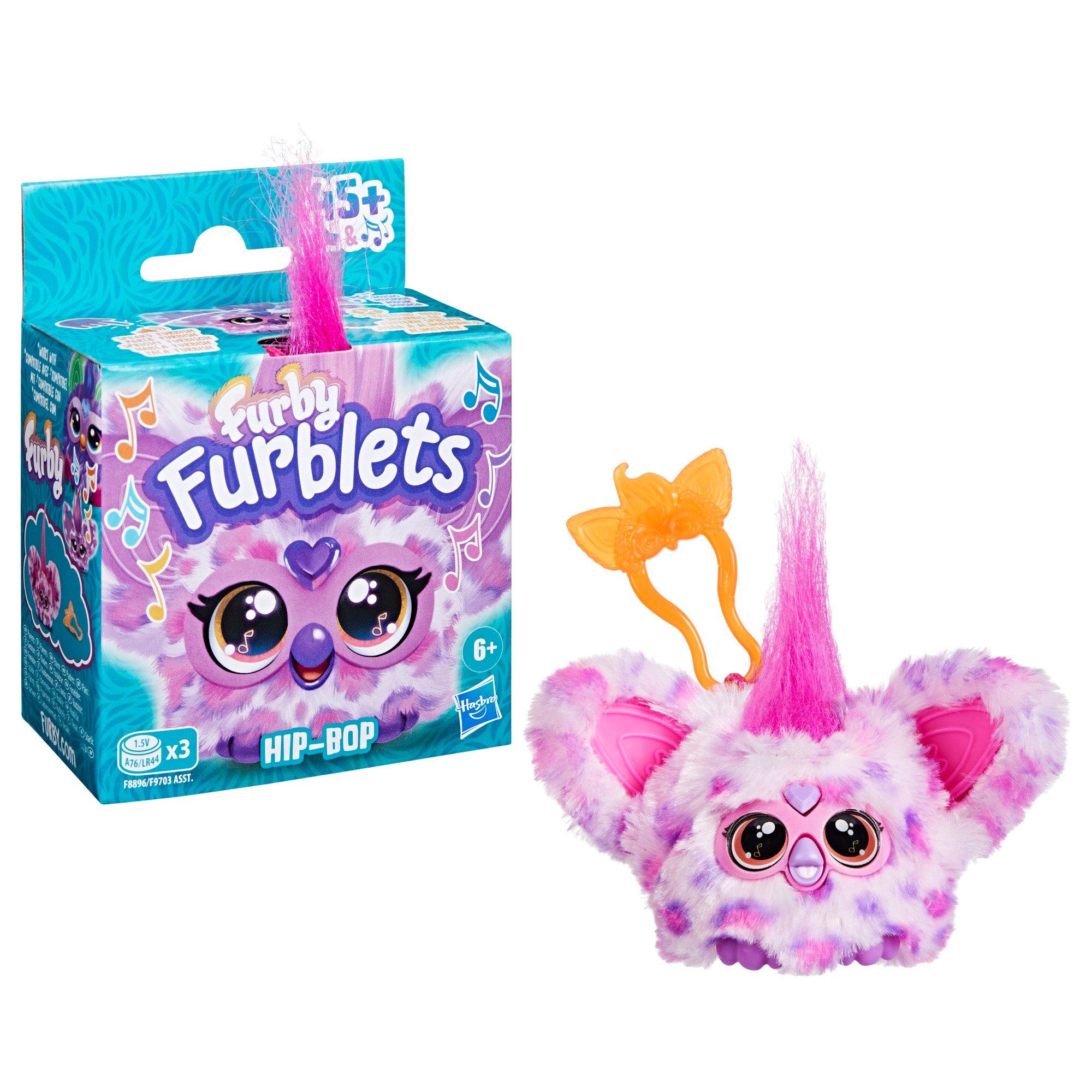  Furby Boom Pink Hearts Plush Toy : Toys & Games