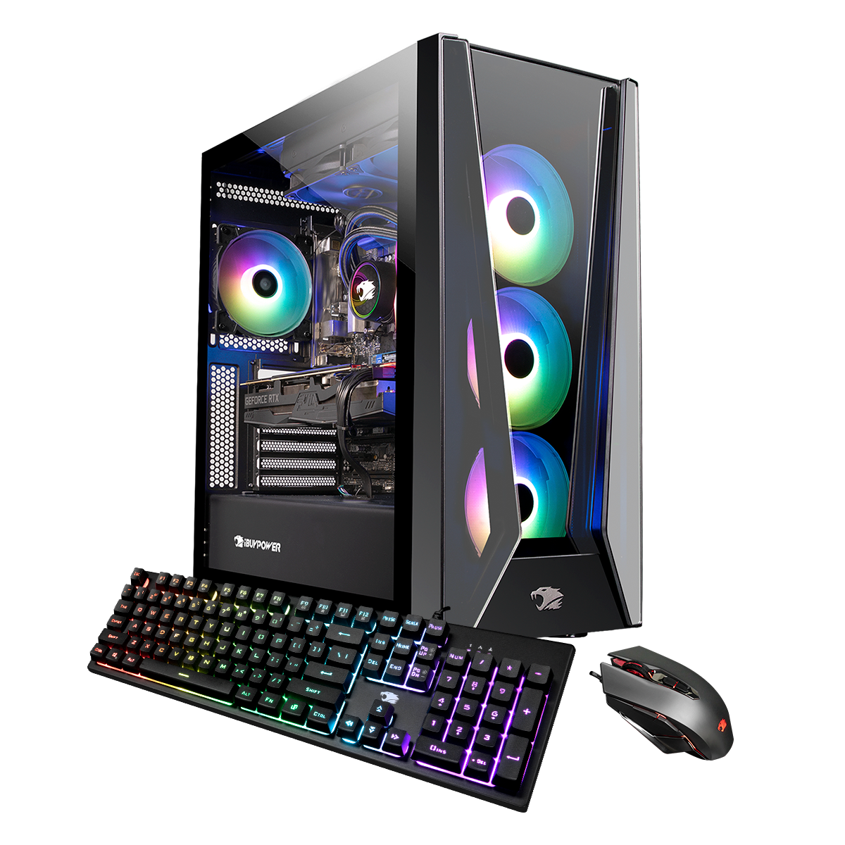 iBUYPOWER TraceMRI7N4701 Gaming Desktop PC Intel Core i7 12700KF 16GB DDR4 NVIDIA GeForce RTX 4070 1TB NVMe SSD Windows 11 Home