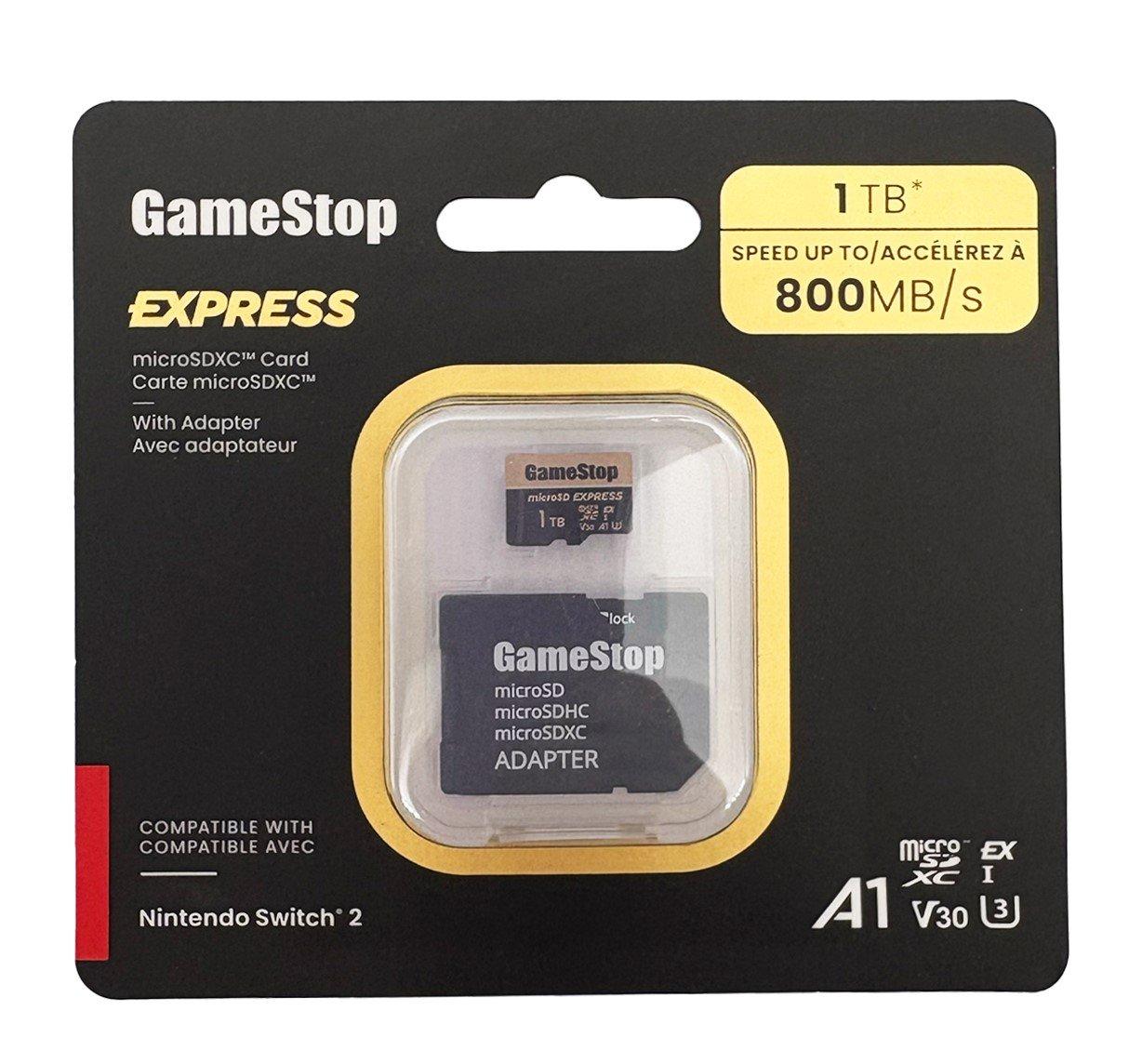 GameStop 1TB Express Micro SD Card for Nintendo Switch 2