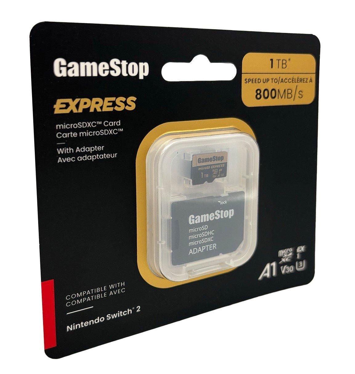 GameStop Express Micro SD Card for Nintendo Switch 2 1TB