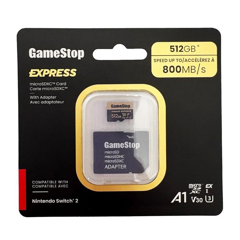 GameStop Express Micro SD Card for Nintendo Switch 2 512GB