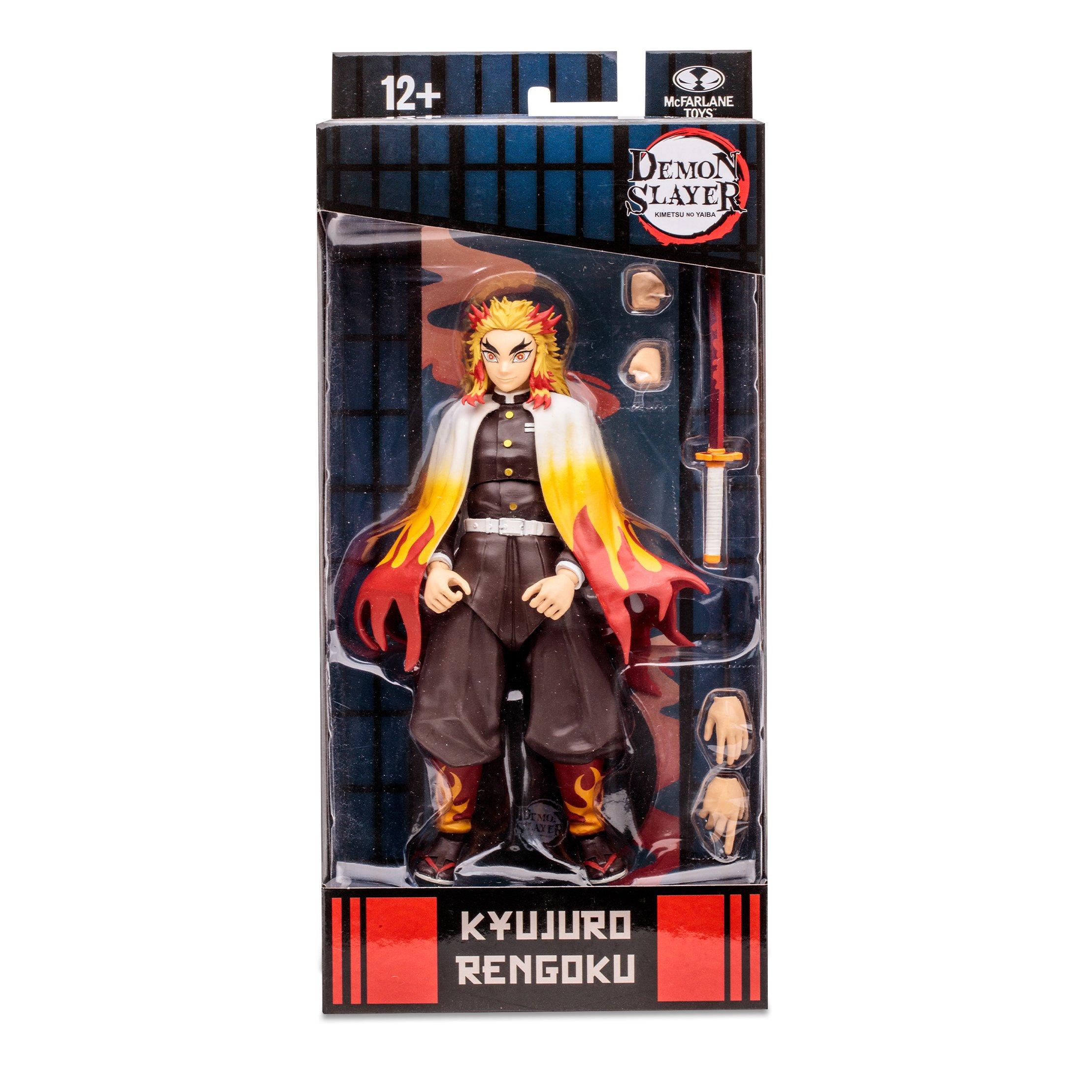McFarlane Toys Demon Slayer: Kimetsu no Yaiba Kyojuro Rengoku 7-in Action Figure
