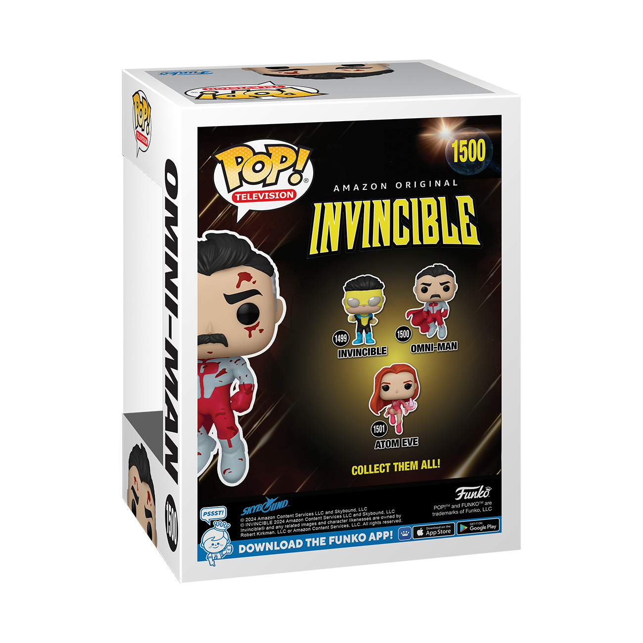 Funko POP! Television: Invincible Omni-Man (Bloody Variant) 4.76-in Vinyl Figure GameStop Exclusive