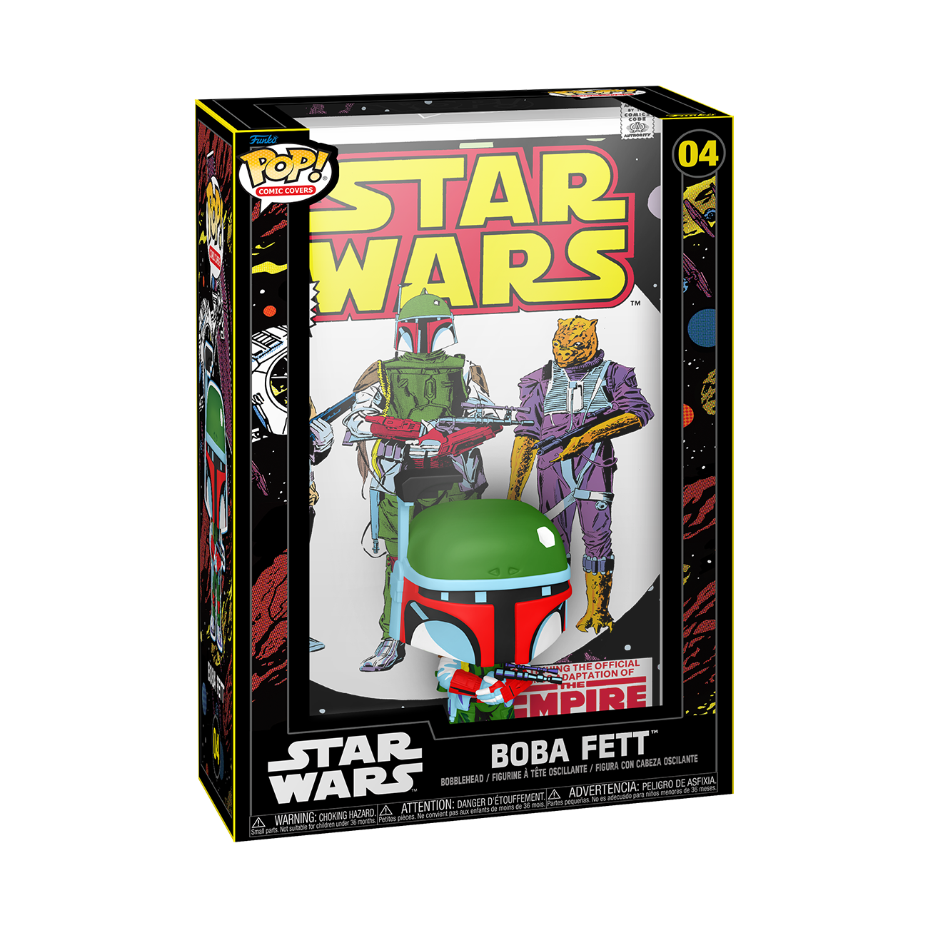 Funko POP! Comic Cover: Star Wars: The Empire Strikes Back - Boba Fett 4.35-in Vinyl Figure