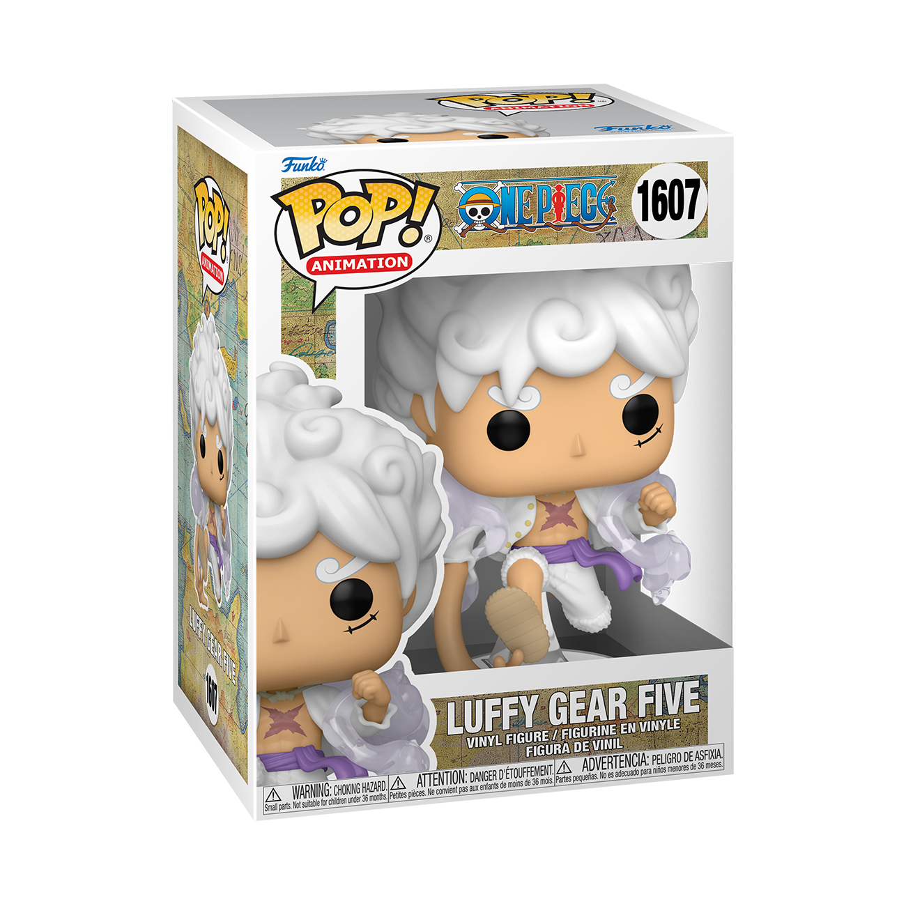 Funko POP! Animation: One Piece Luffy Gear Five (or Chase) 5.35-in Vinyl Figure