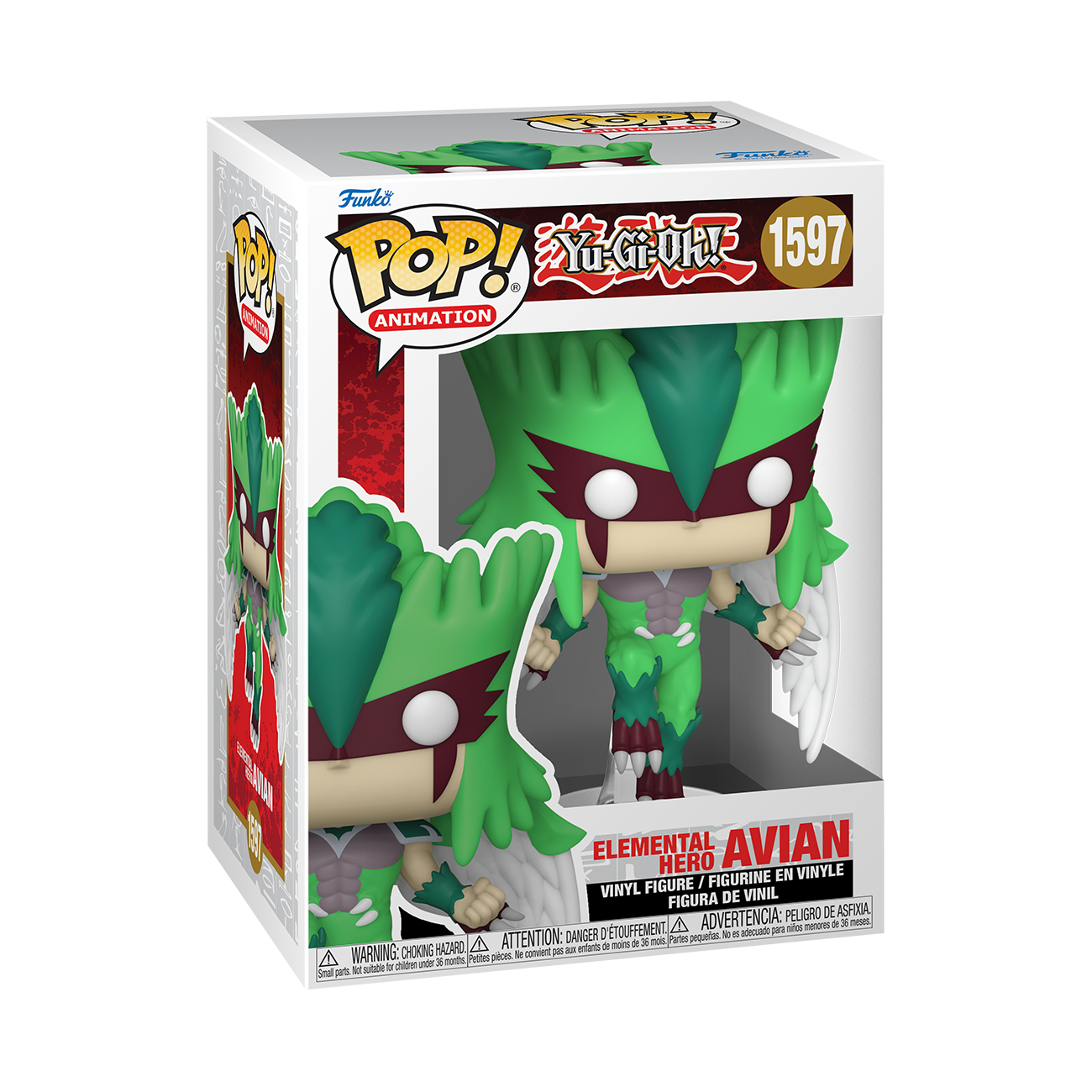Funko POP! Animation: Yu-Gi-Oh! Elemental Hero Avian 5-in Vinyl Figure