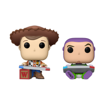 Funko POP! Vinyl: Toy Story Woody and Buzz Vinyl Figure Set 2-Pack Entertainment Expo Exclusive