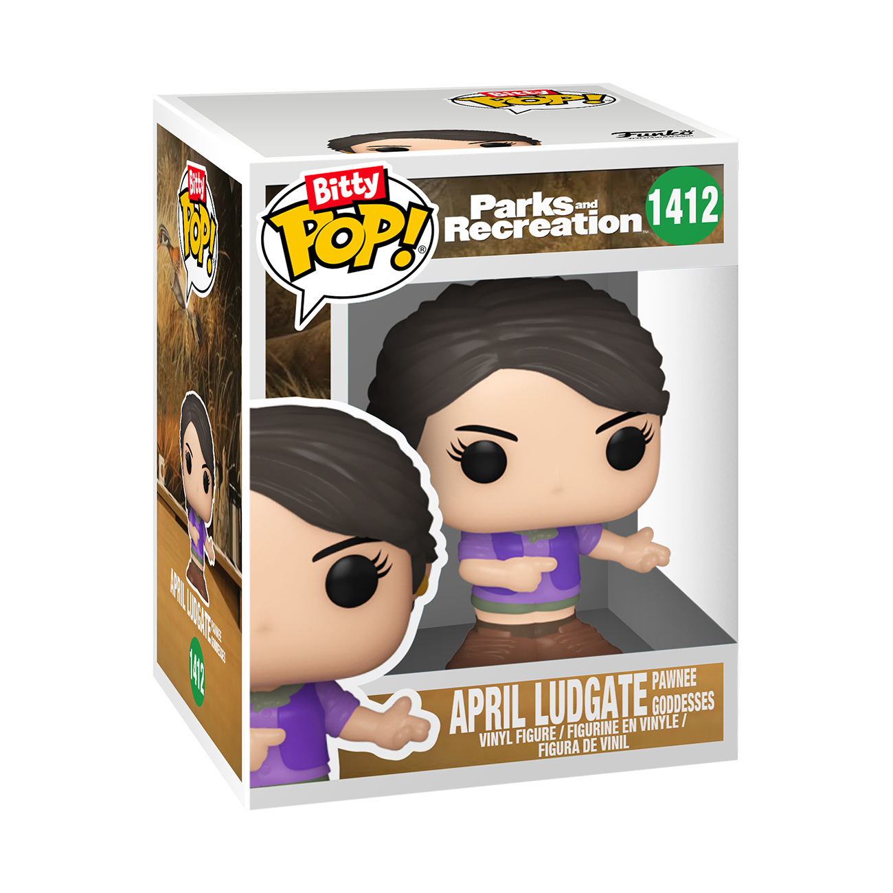 Funko Bitty POP! Parks and Recreation Vinyl Figure Set 4-Pack (Ann, Leslie, April, Mystery Pop!)