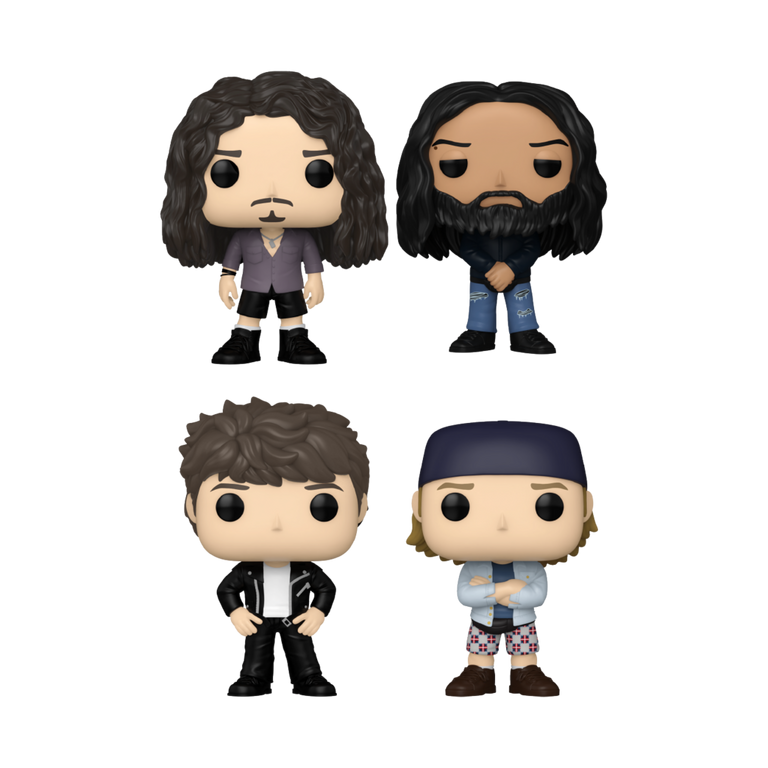 Funko Pop! soundgarden フィギュア Amazon.com: Funko POP! Rocks: Soundgarden, 4-Pack - Chris