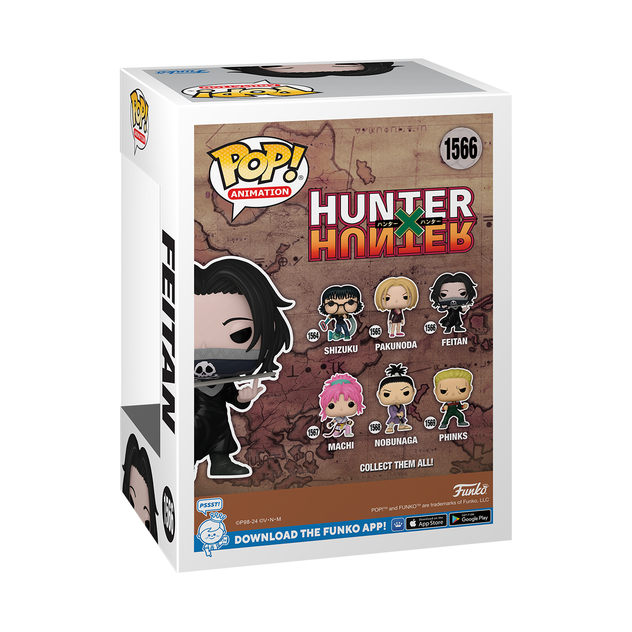 Funko POP! Animation: Hunter x Hunter Feitan 3.99-in Vinyl Figure