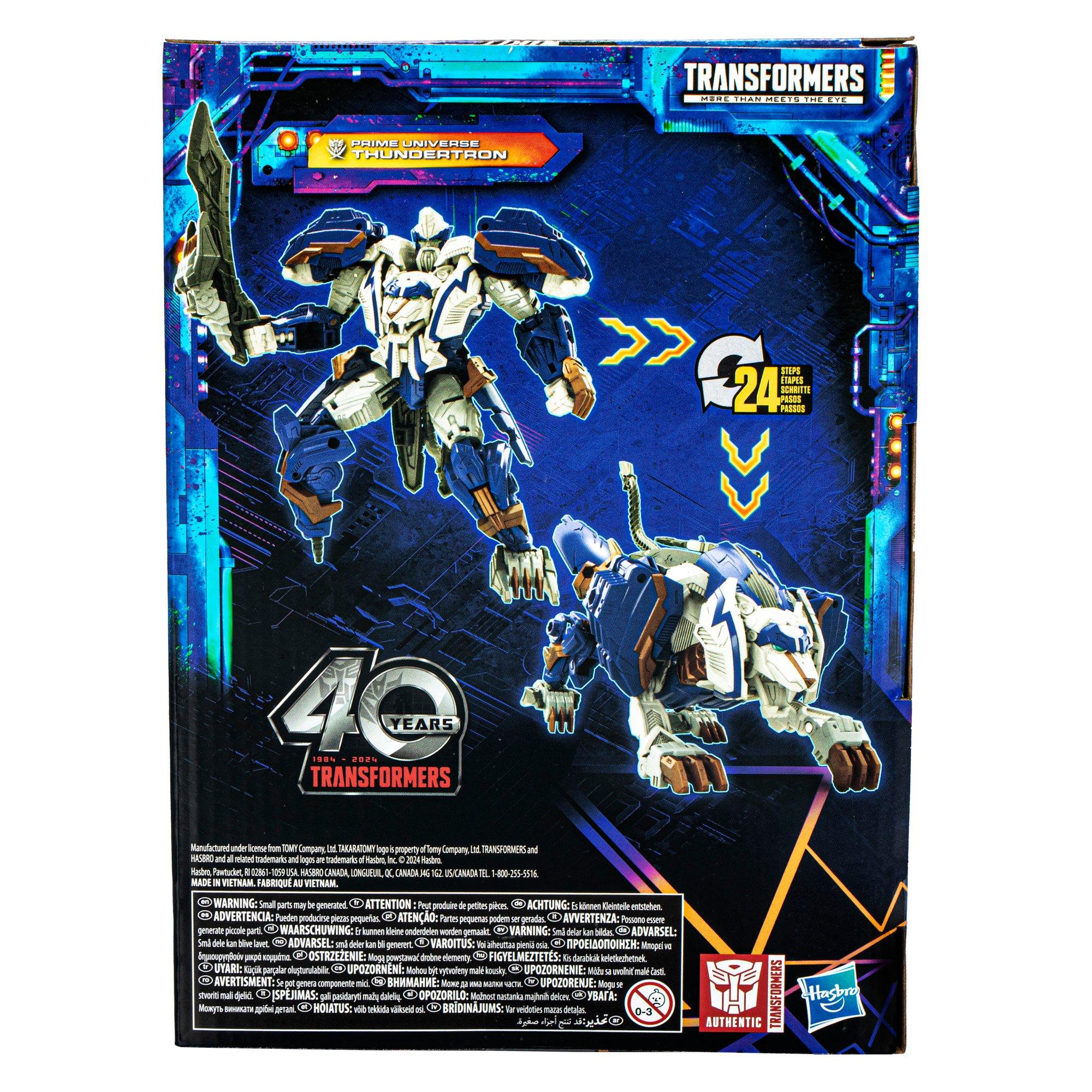 Hasbro Transformers Legacy Voyager Class Prime Universe Thundertron 7-in Action Figure