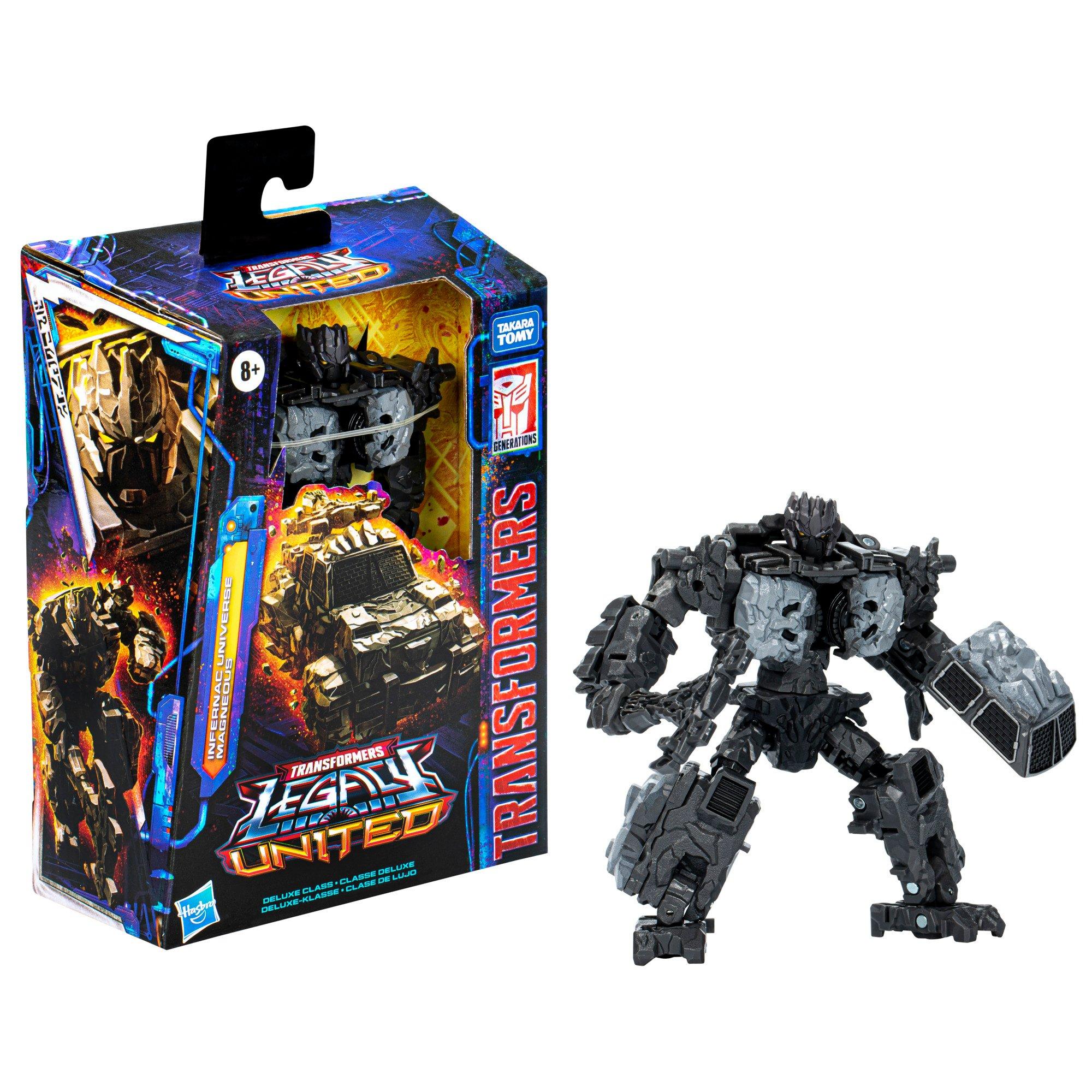 Hasbro Transformers Legacy United Deluxe Class Infernac Universe Magneous 5.5-in Action Figure