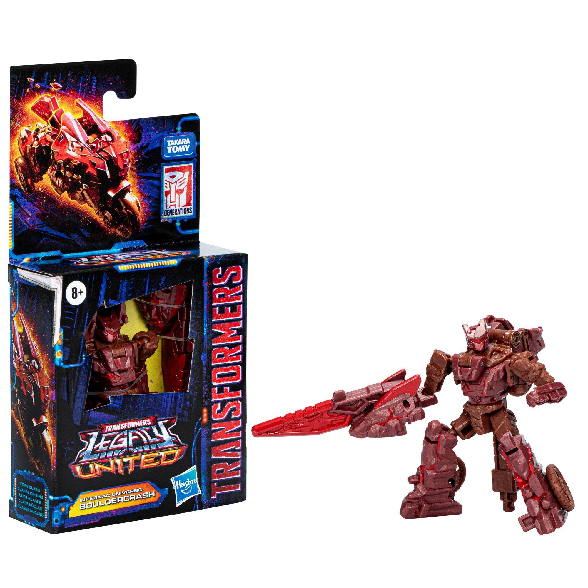 Hasbro Transformers Legacy United Infernac Universe Bouldercrash 3.5-in Action Figure