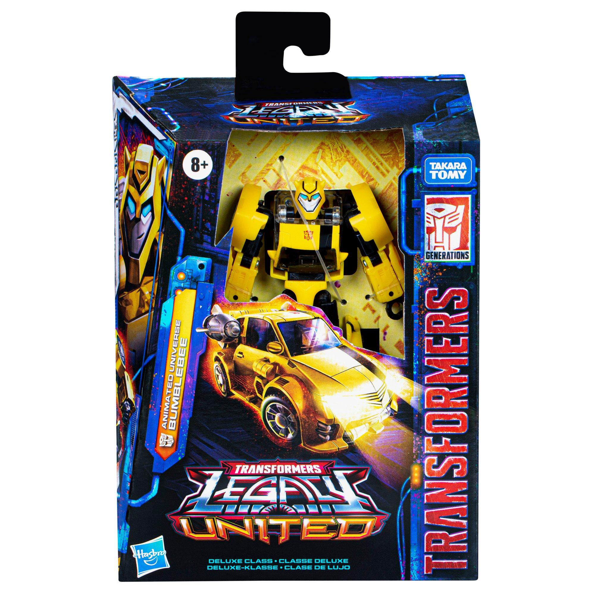 Hasbro Transformers Legacy United Deluxe Class Animated Universe Bumblebee  5.5-in Action Figure