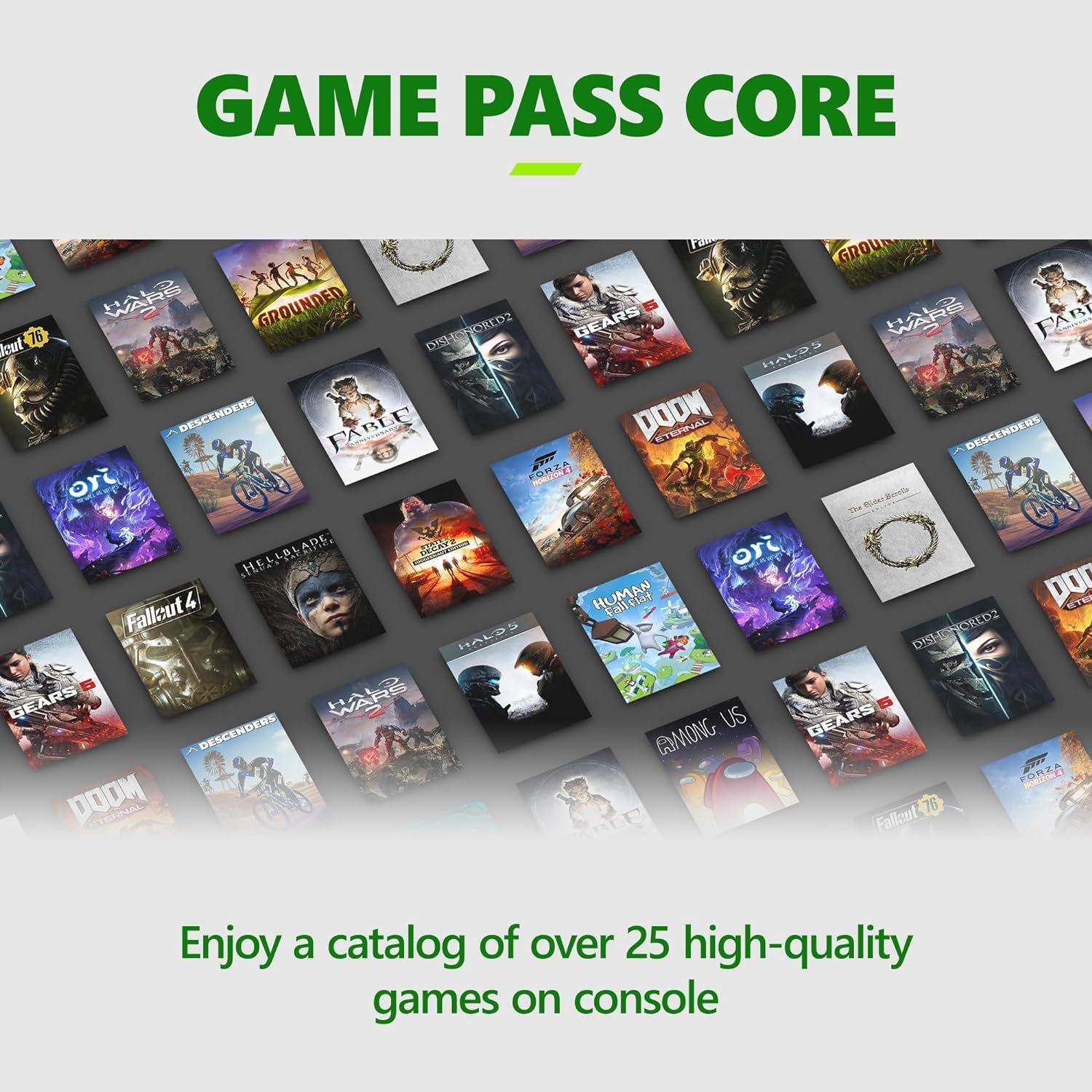 TODOS los juegos disponibles en Xbox Game Pass Core 