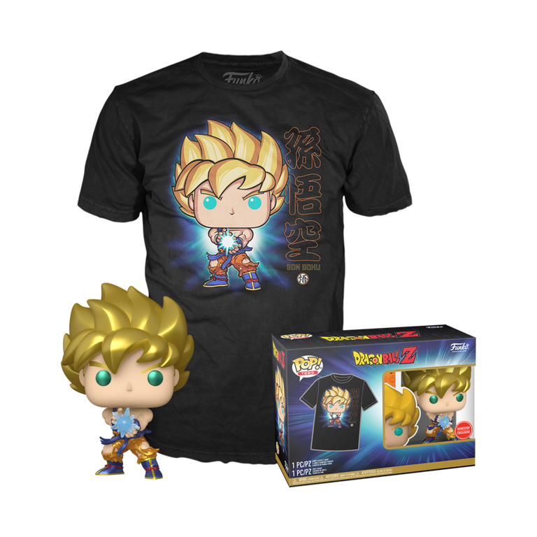 Funko POP! and Tee: Dragon Ball Z Goku Vinyl Figure and